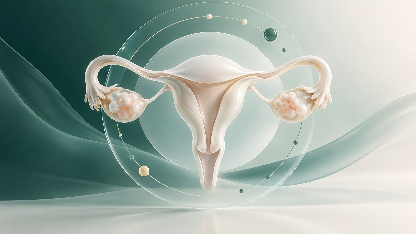 Ilustração editorial sobre o ciclo menstrual